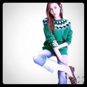 J. Crew collection fair isle sweater NWT
